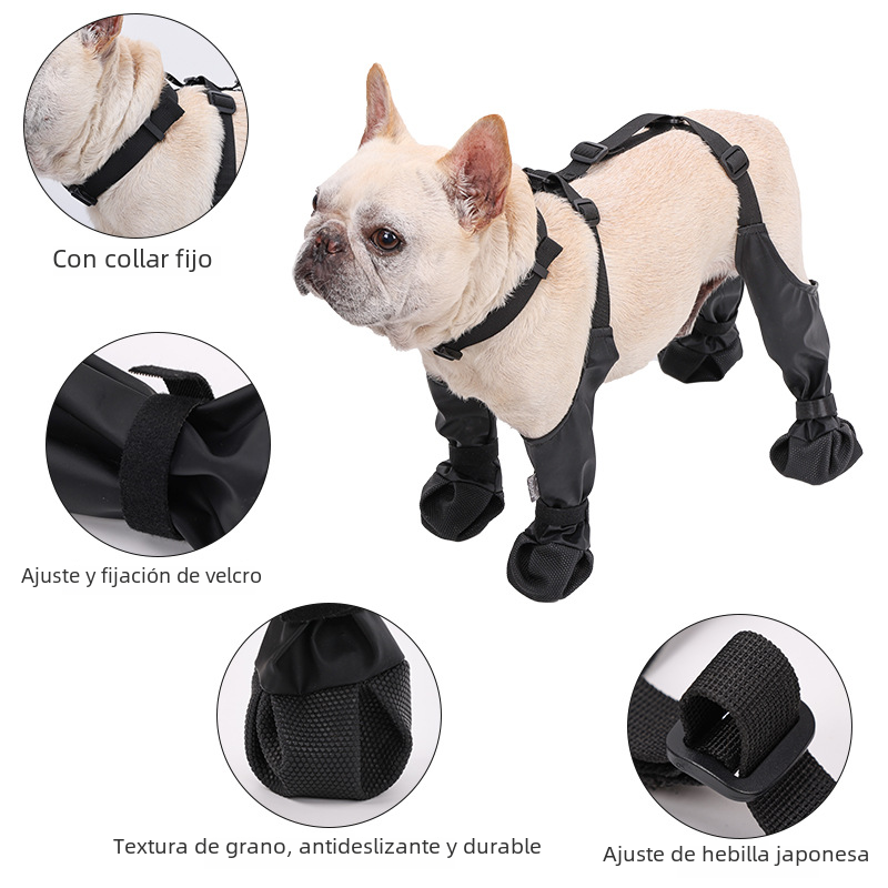 Zapatos impermeables para perros para toda temporada