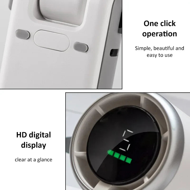 2026 New Hanging Neck Outdoor 180 Degree Folding Desktop Mini Fan Hand-Held Folding High-Speed Powerful Turbo Fan